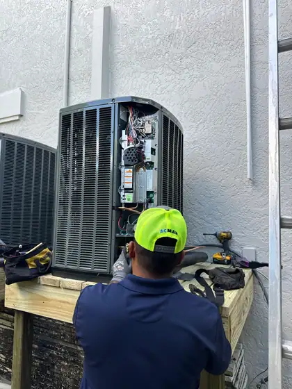 Two new condensers on a raised platform
