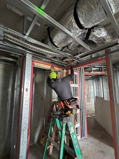 Rough-in on new construction