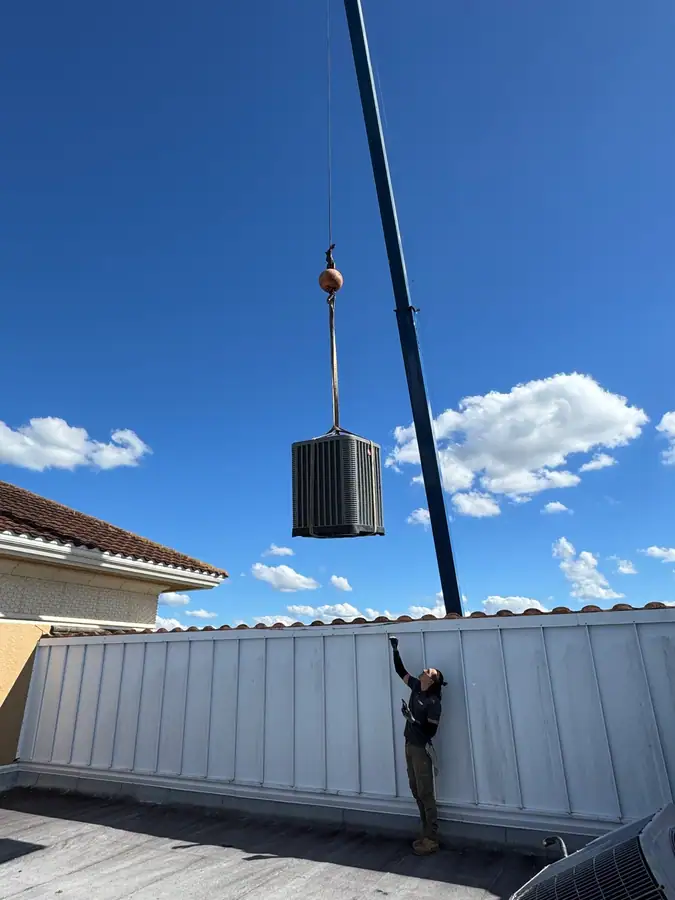 Commercial HVAC Installation: ACMAN on the job