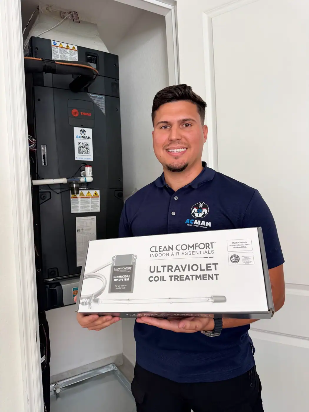 Indoor Air Quality by an ACMAN technician